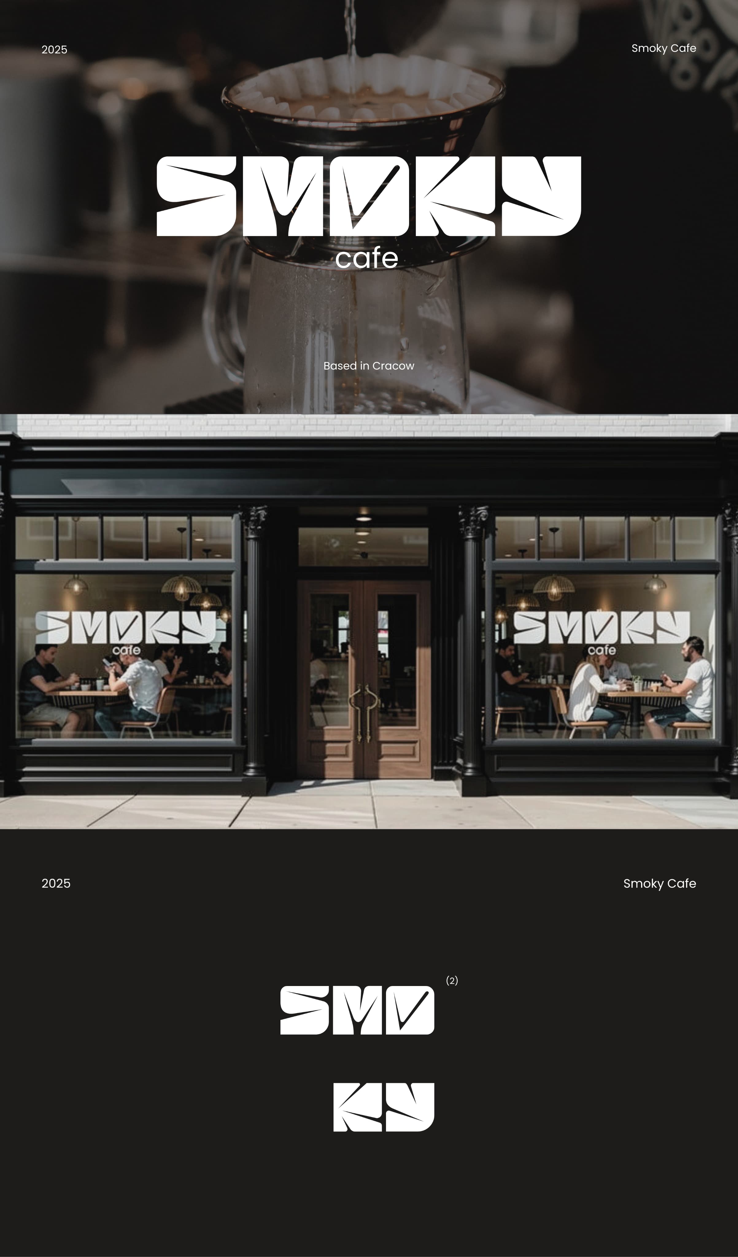 Smoky. Visual identity and design applications.