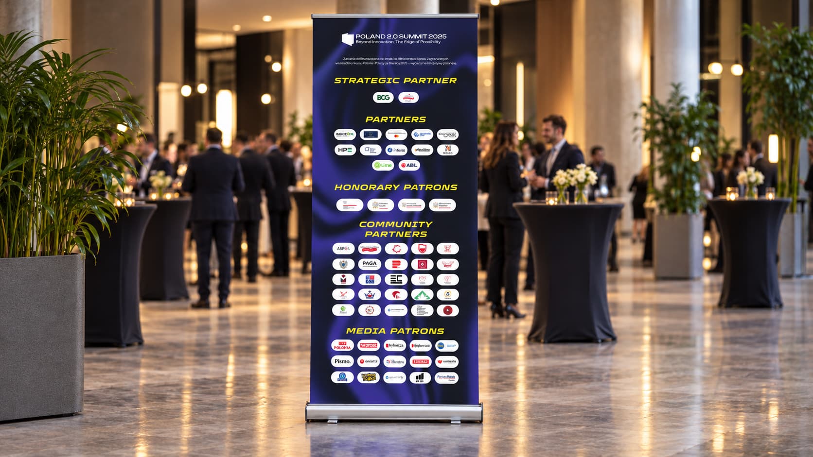 Poland 2.0. Visual identity and design applications.
