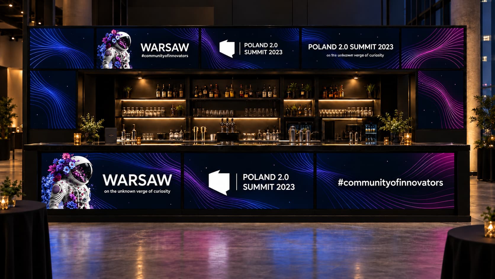 Poland 2.0. Visual identity and design applications.