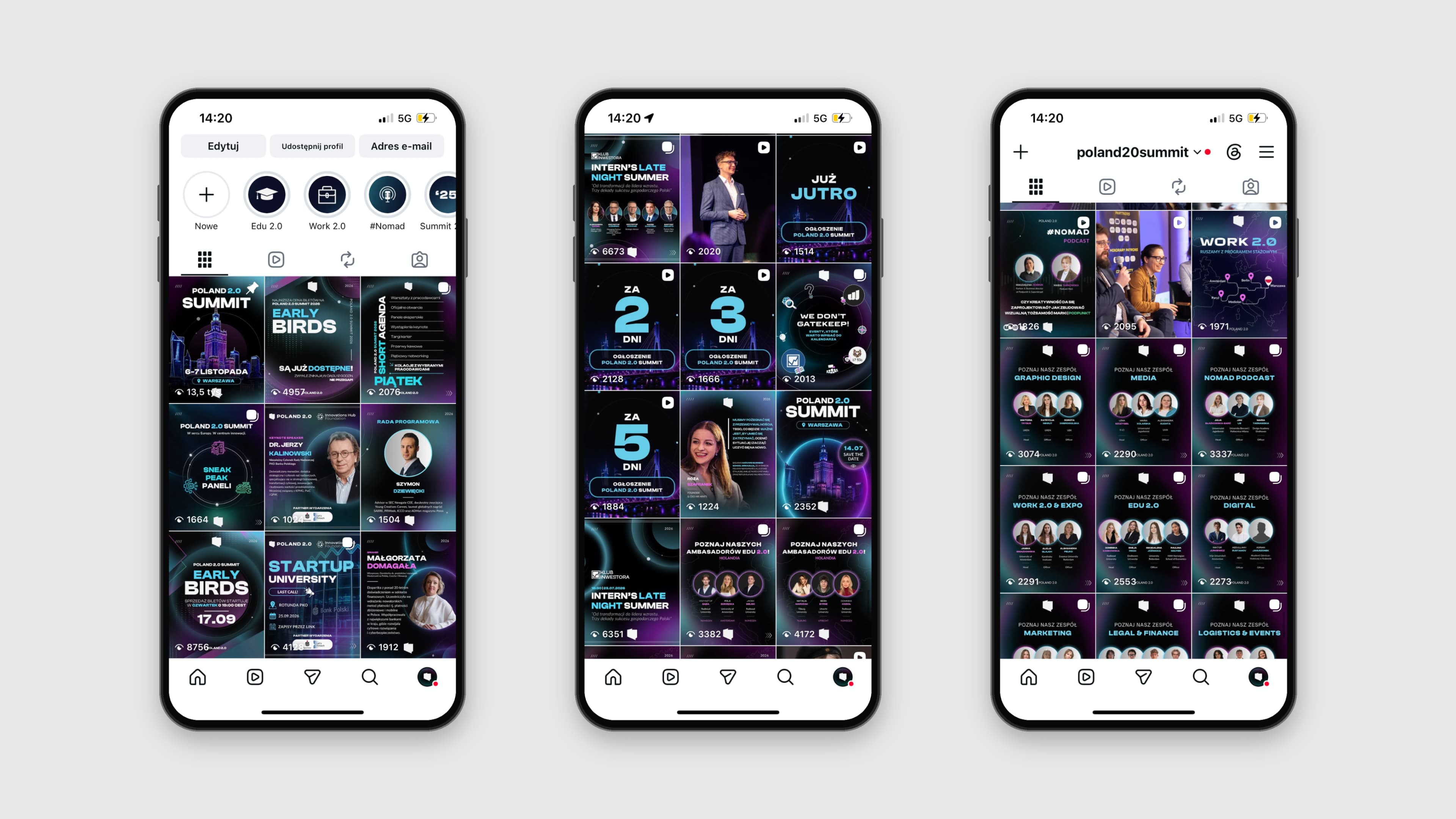 Poland 2.0. Visual identity and design applications.