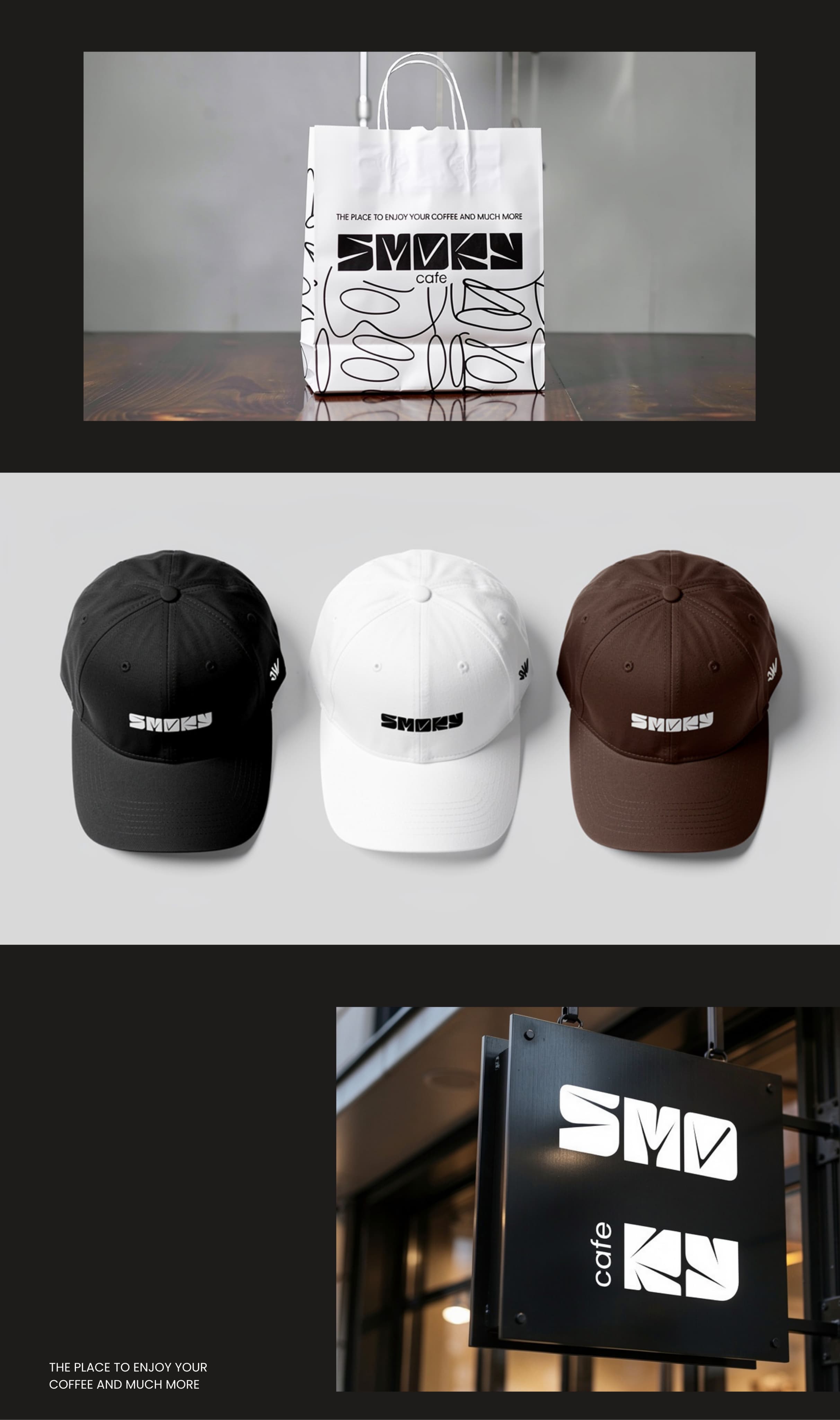 Smoky. Visual identity and design applications.
