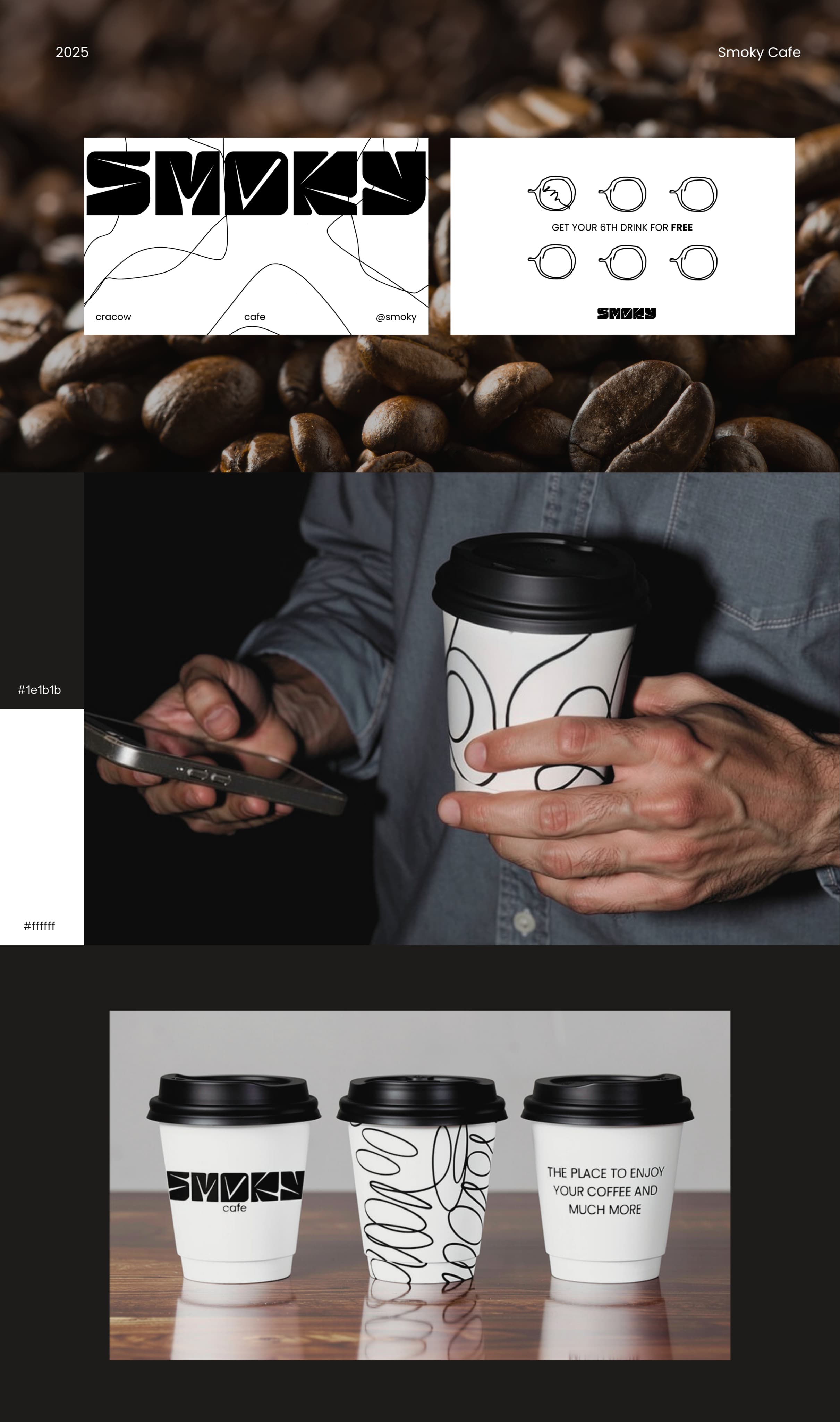 Smoky. Visual identity and design applications.