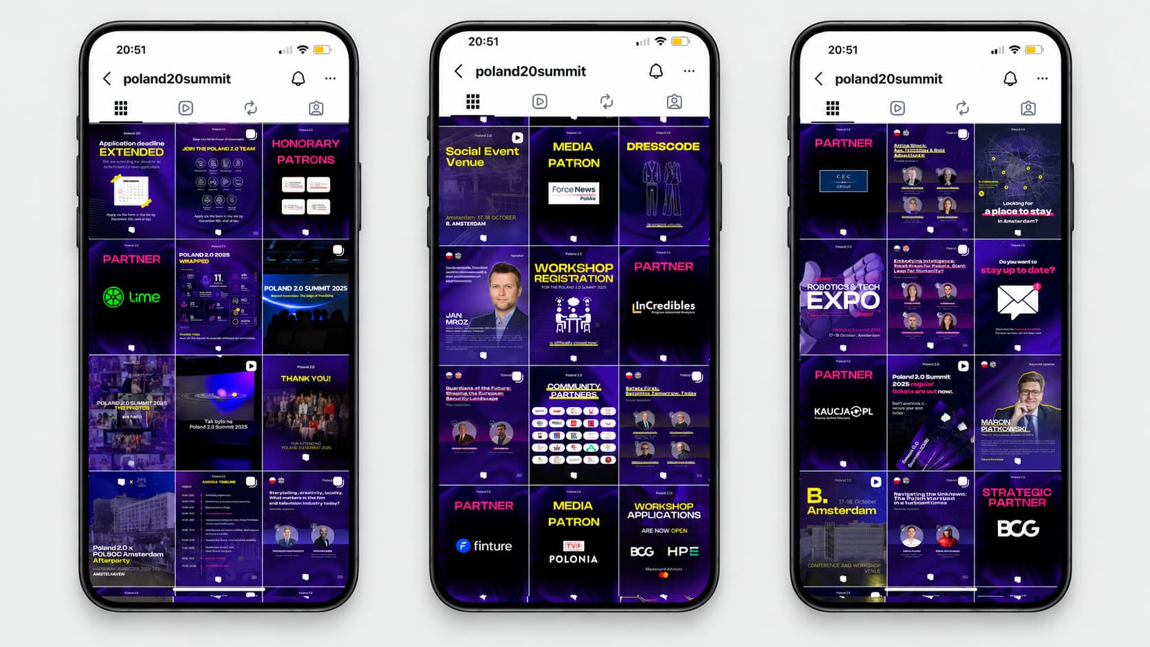 Poland 2.0. Visual identity and design applications.