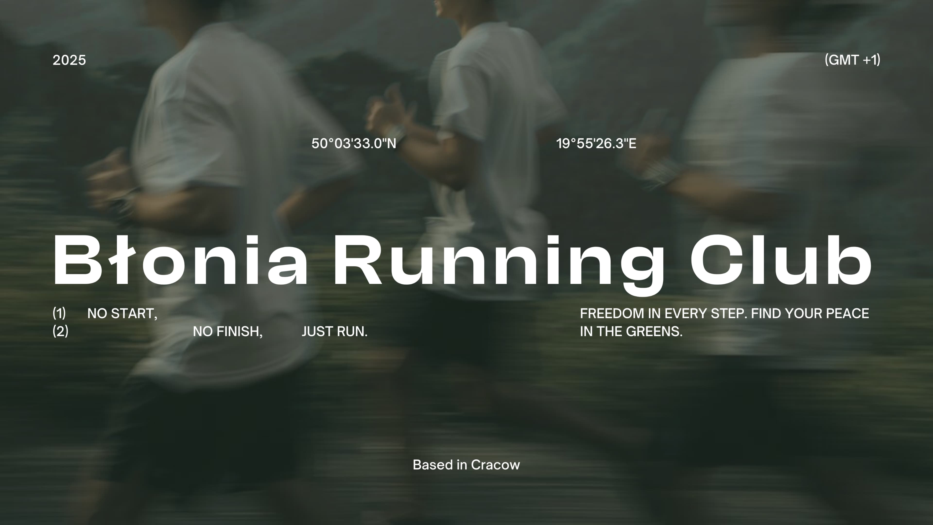 Błonia
Running Club. Visual identity and design applications.