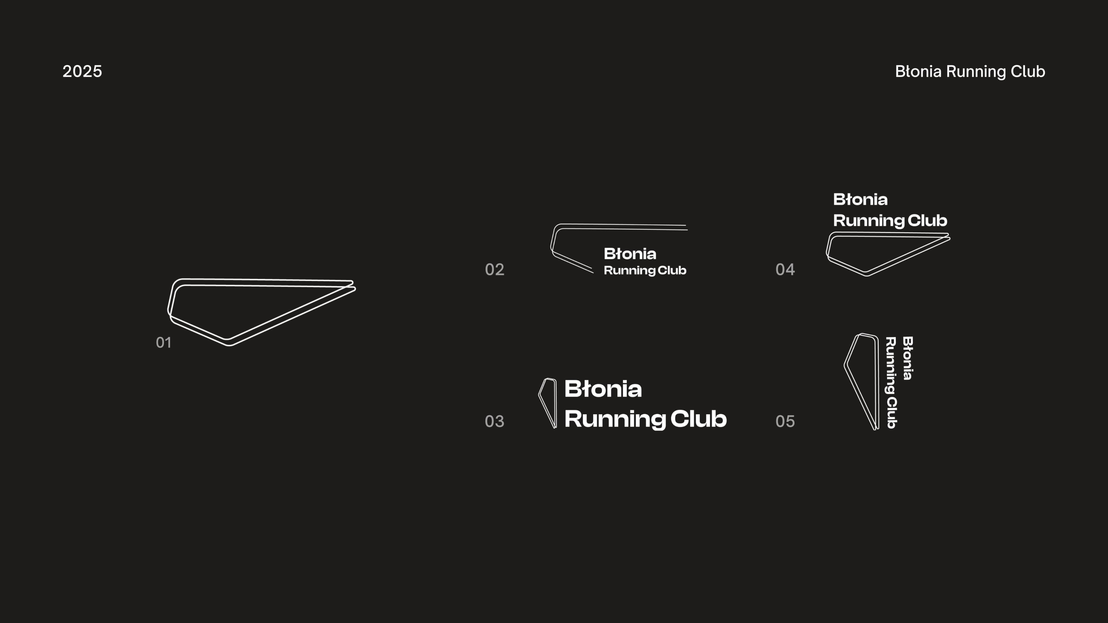 Błonia
Running Club. Visual identity and design applications.